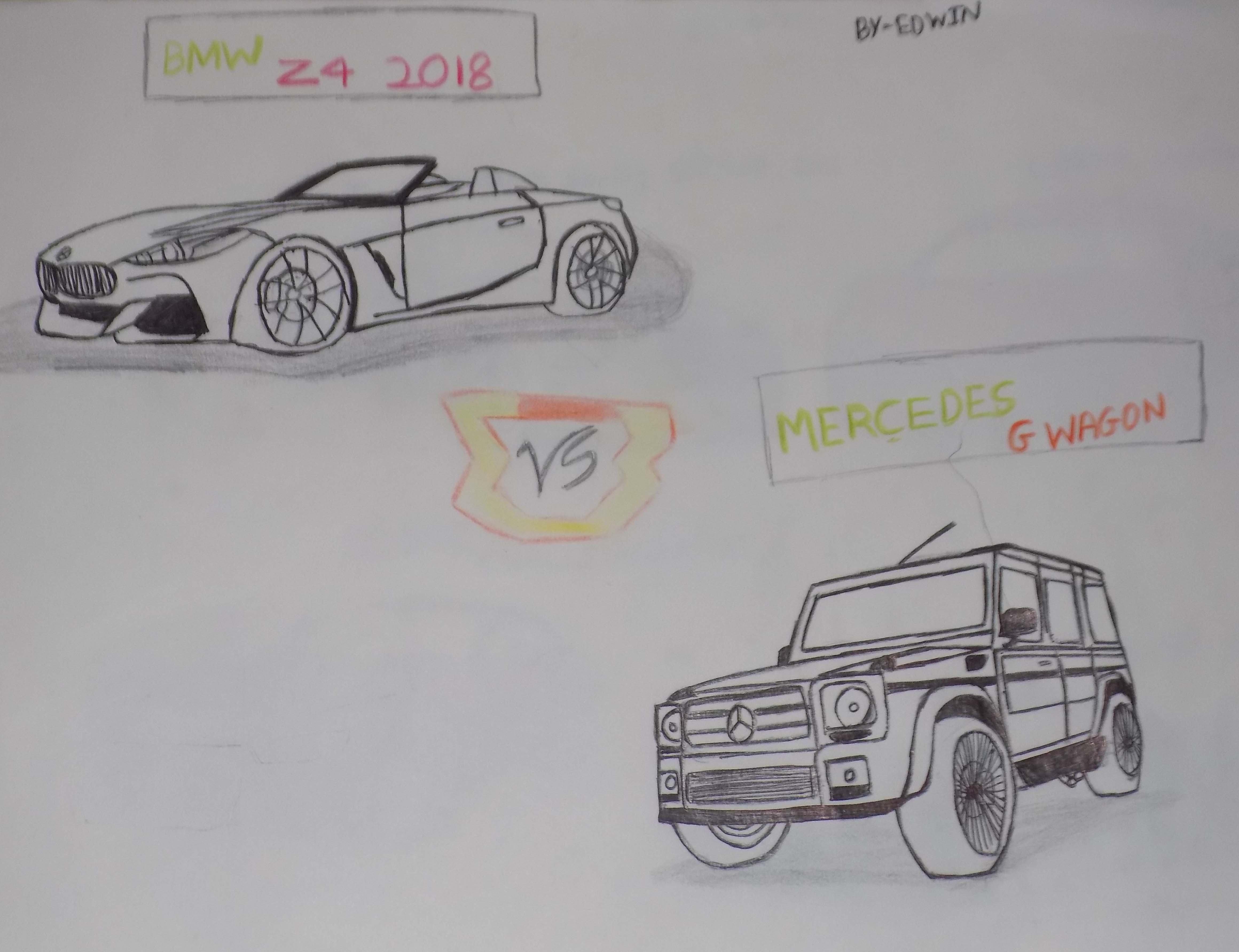 sketches of cars in dubai